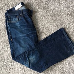 Imogene and Willie Barton cut jeans